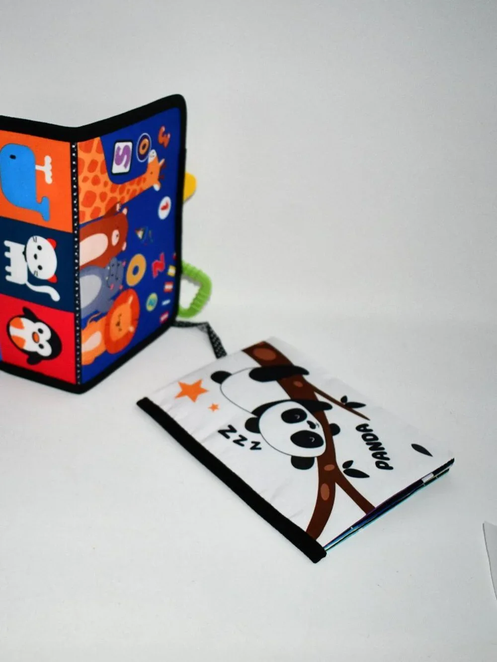 URMYWO Tummy Time Mirror, High Contrast Baby Toy, Crinkle, Teether, Newborn, NWT